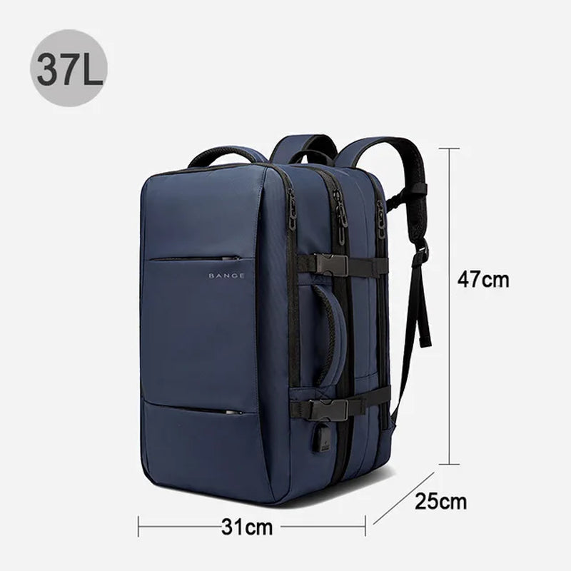 Travel Backpack Men Business Backpack School Expandable USB Bag Large Capacity 17.3 Laptop Waterproof Fashion Backpack