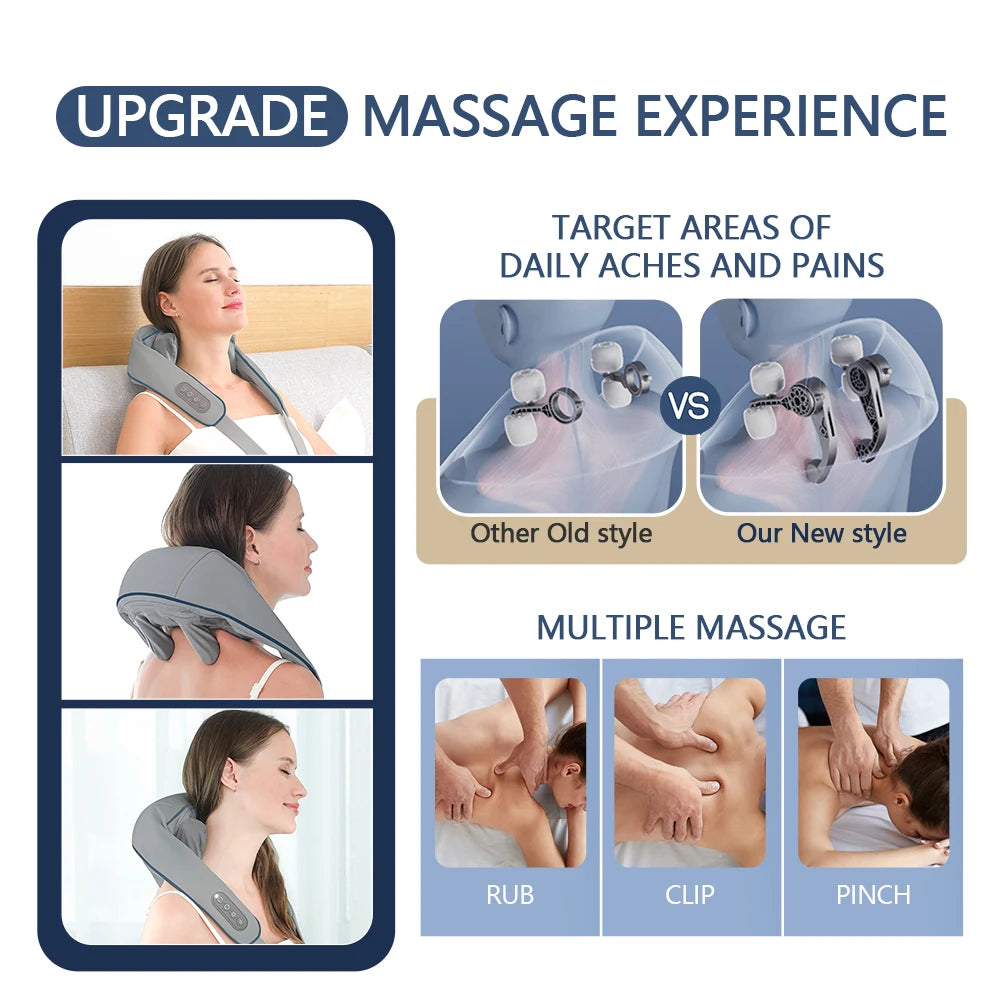 Wireless Neck and Back Massager Neck 