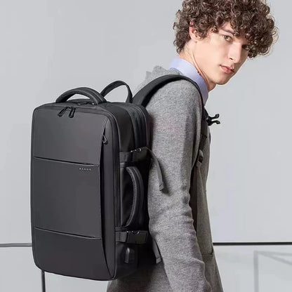 Travel Backpack Men Business Backpack School Expandable USB Bag Large Capacity 17.3 Laptop Waterproof Fashion Backpack